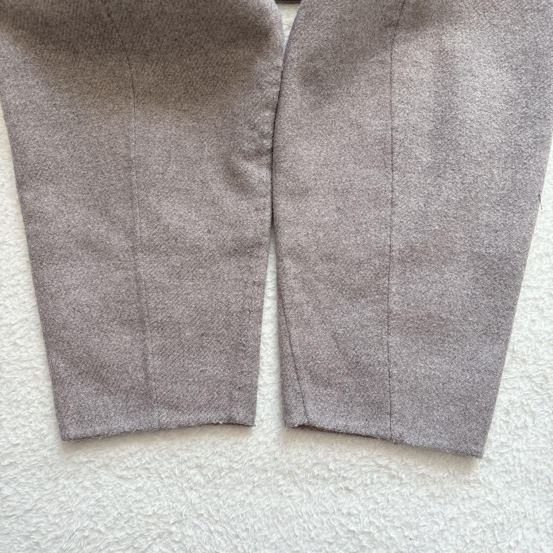 ✨美品✨自由区　MANTECO ノーカラー　ロングコート　リバーコート