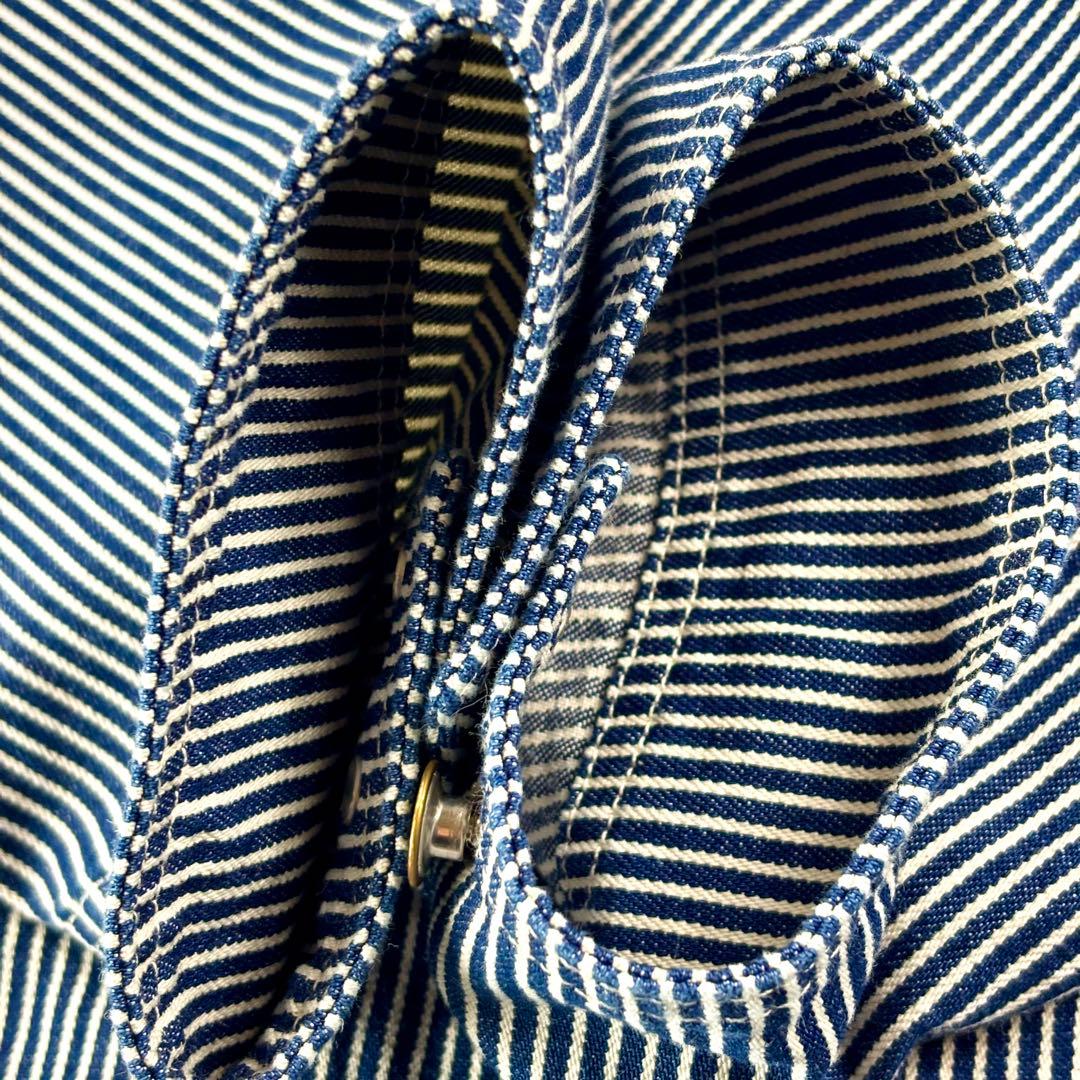 極美品✨Lee ストライプ カバーオール ヒッコリー