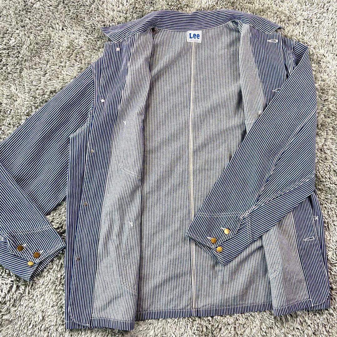 極美品✨Lee ストライプ カバーオール ヒッコリー