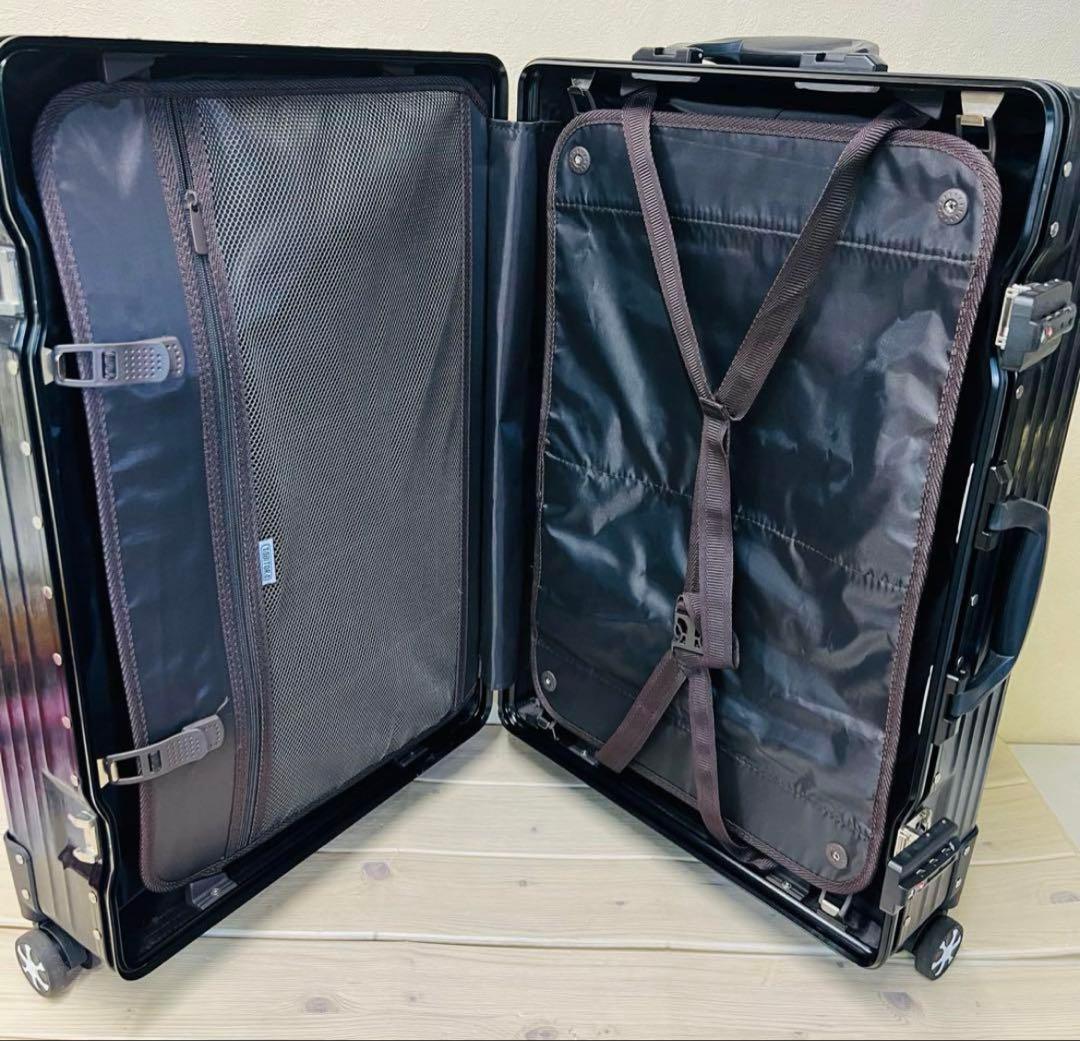 ②TABITORAスーツケース ブラック　Mサイズ 61L