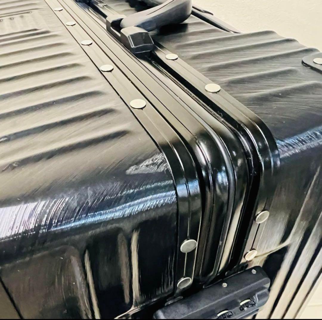 ②TABITORAスーツケース ブラック　Mサイズ 61L