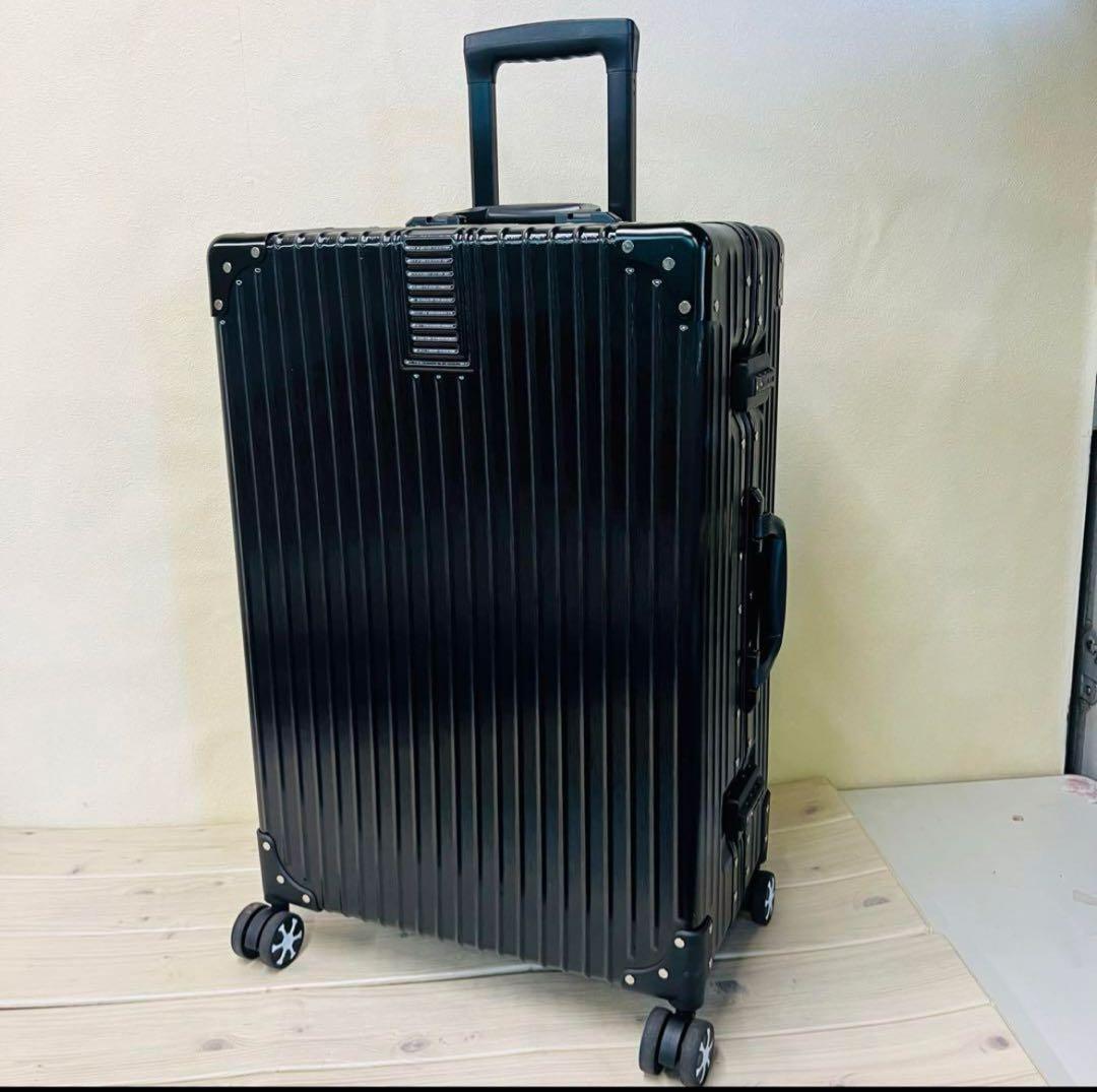 ②TABITORAスーツケース ブラック　Mサイズ 61L