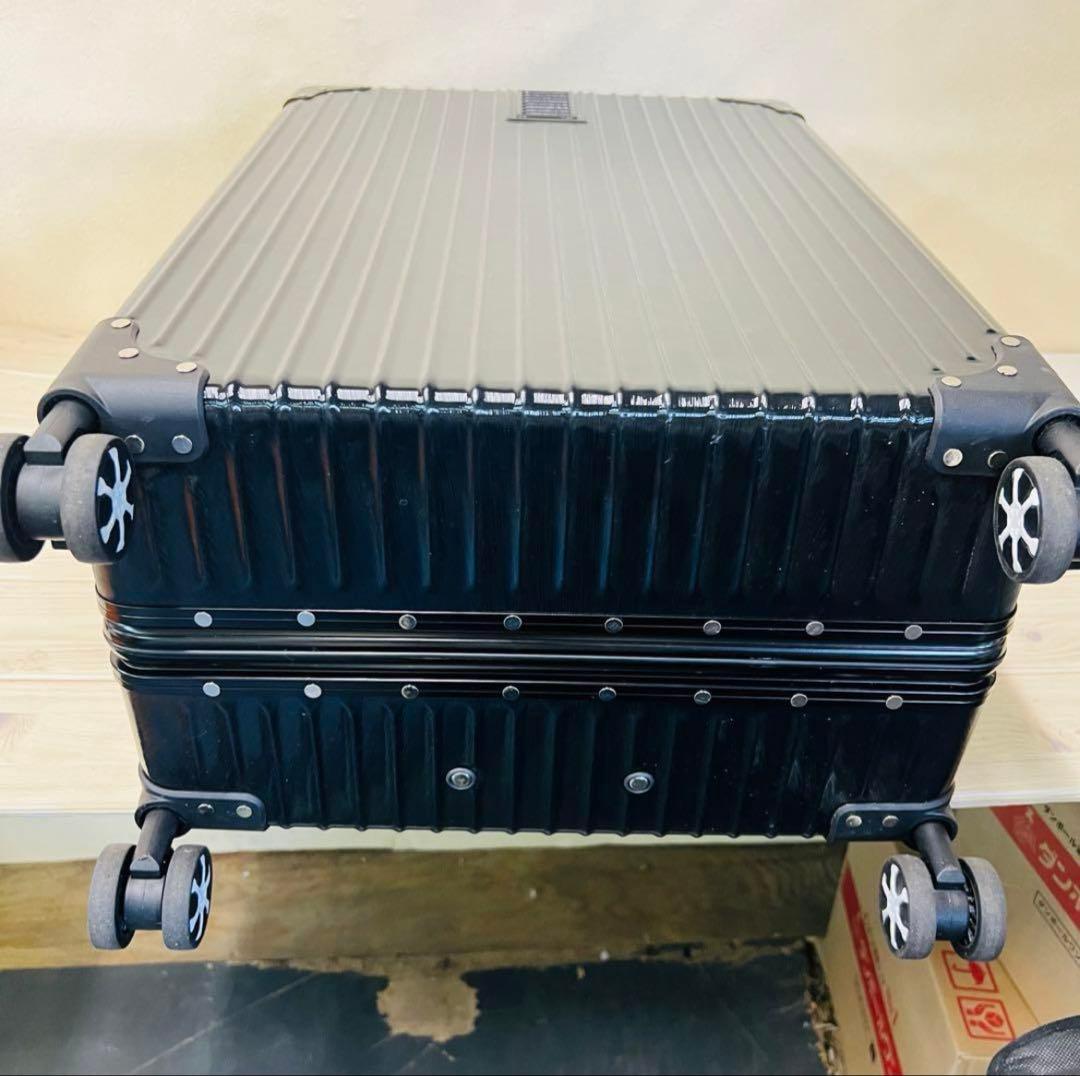 ②TABITORAスーツケース ブラック　Mサイズ 61L