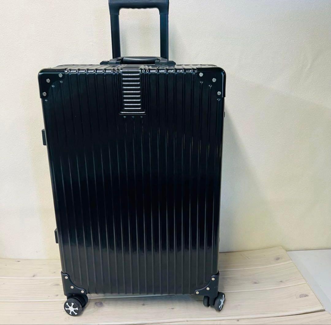 ②TABITORAスーツケース ブラック　Mサイズ 61L