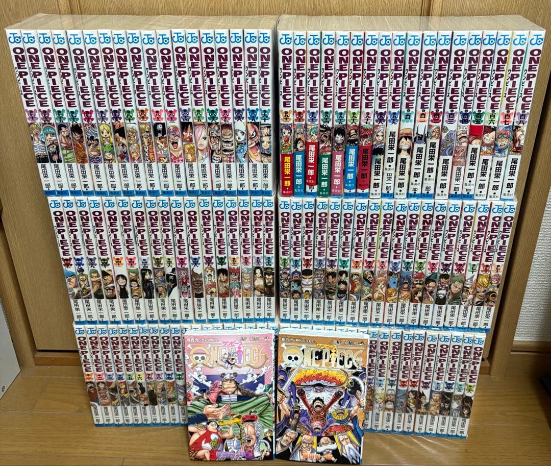 【JOP03m】《状態良好》 ワンピース 第1-110巻続巻全巻セット