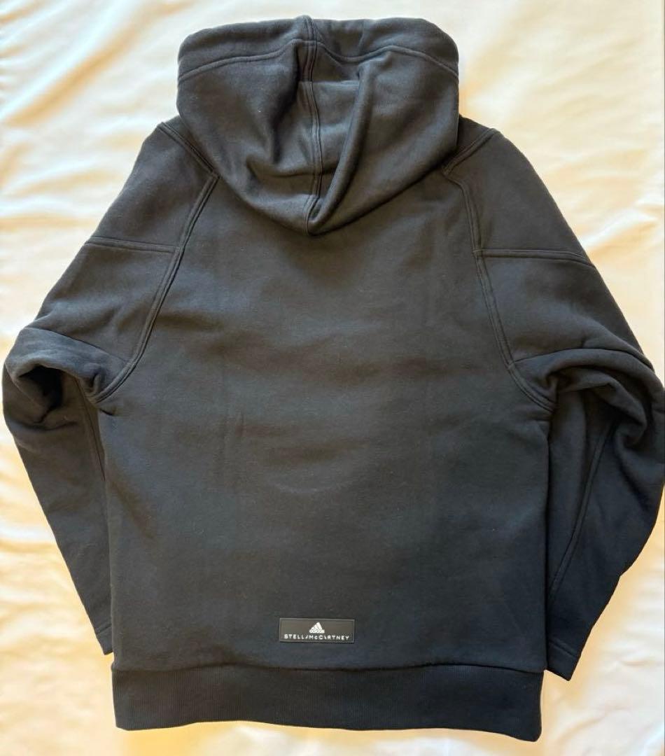 新品アディダス　ステラマッカートニー裏起毛 セットアップ 黒 パーカー＆パンツ