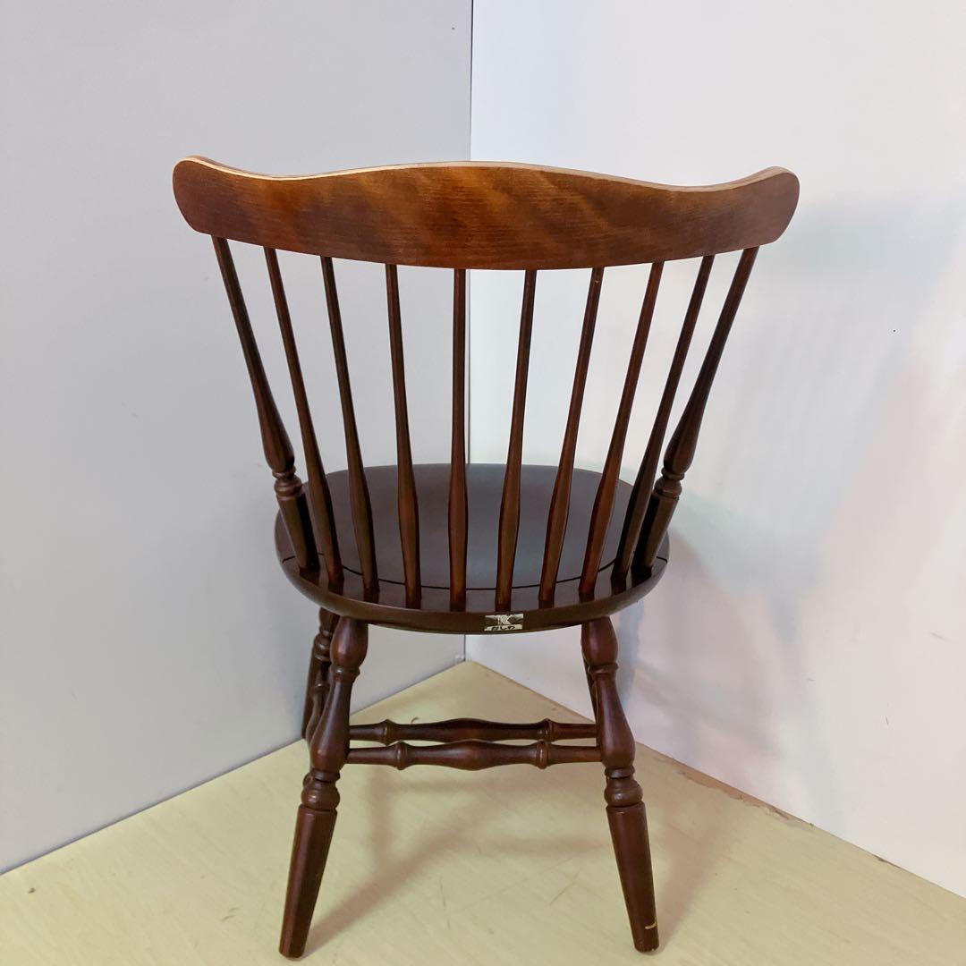 KASHIWA 柏木工　ウィンザーチェア　1脚　ダイニングチェア　木製チェア　②