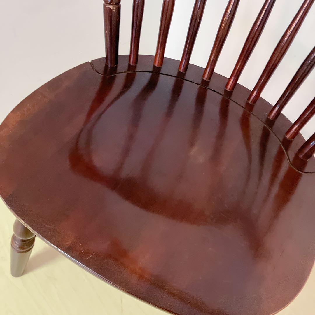 KASHIWA 柏木工　ウィンザーチェア　1脚　ダイニングチェア　木製チェア　②