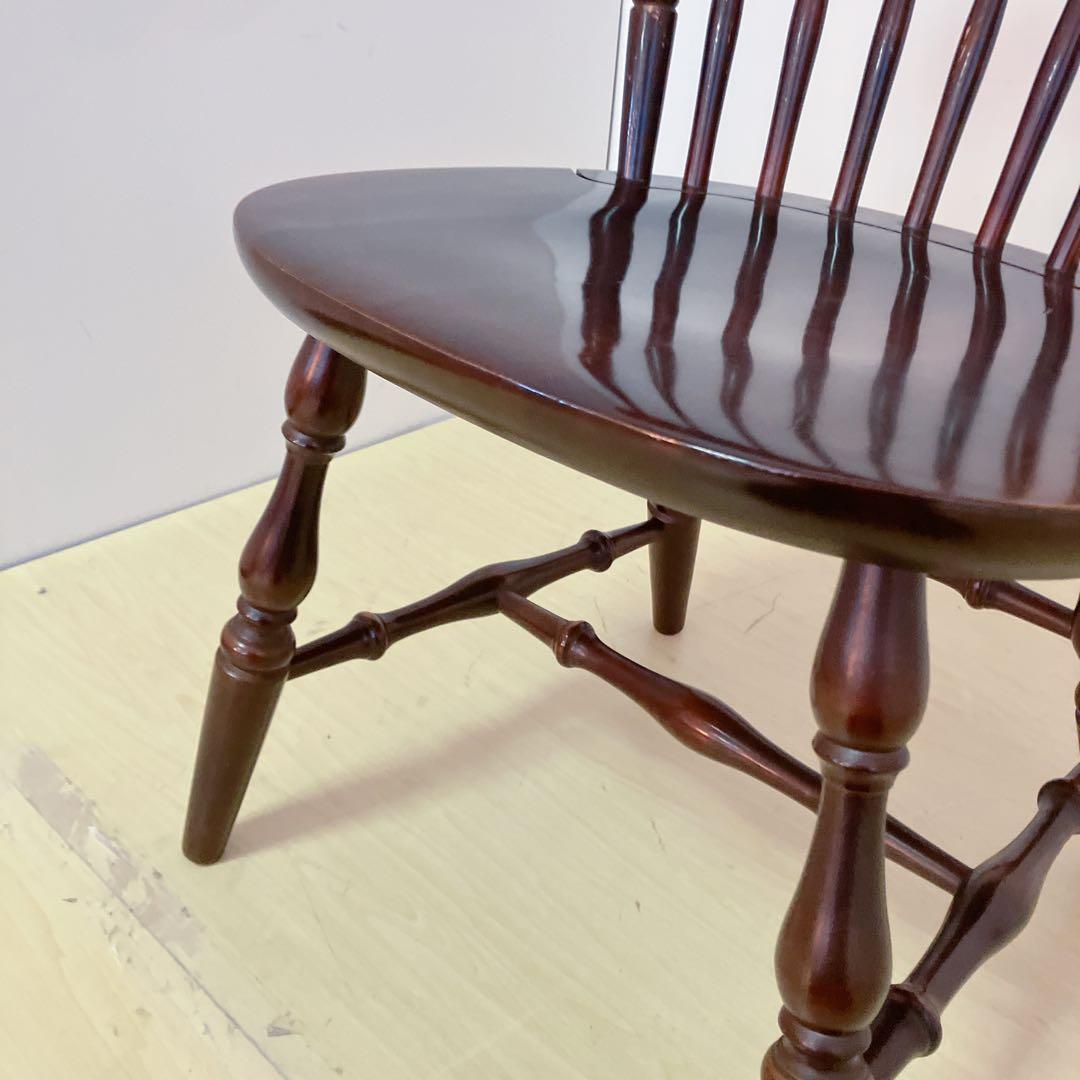 KASHIWA 柏木工　ウィンザーチェア　1脚　ダイニングチェア　木製チェア　②