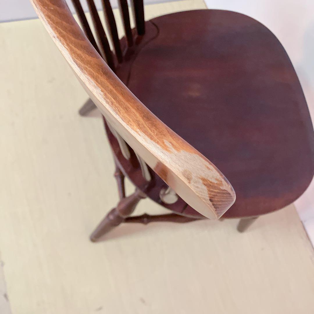 KASHIWA 柏木工　ウィンザーチェア　1脚　ダイニングチェア　木製チェア　②