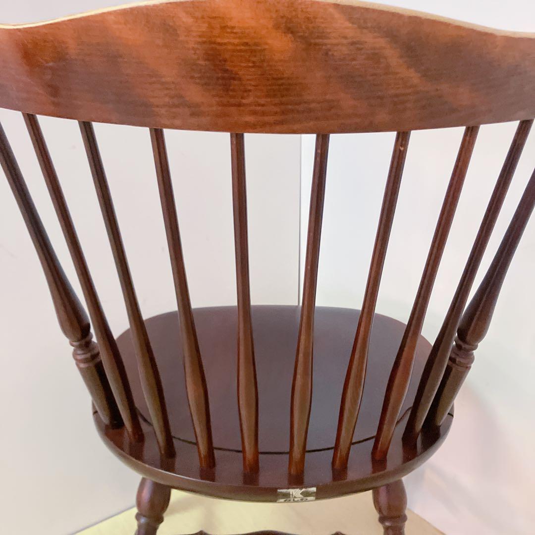 KASHIWA 柏木工　ウィンザーチェア　1脚　ダイニングチェア　木製チェア　②