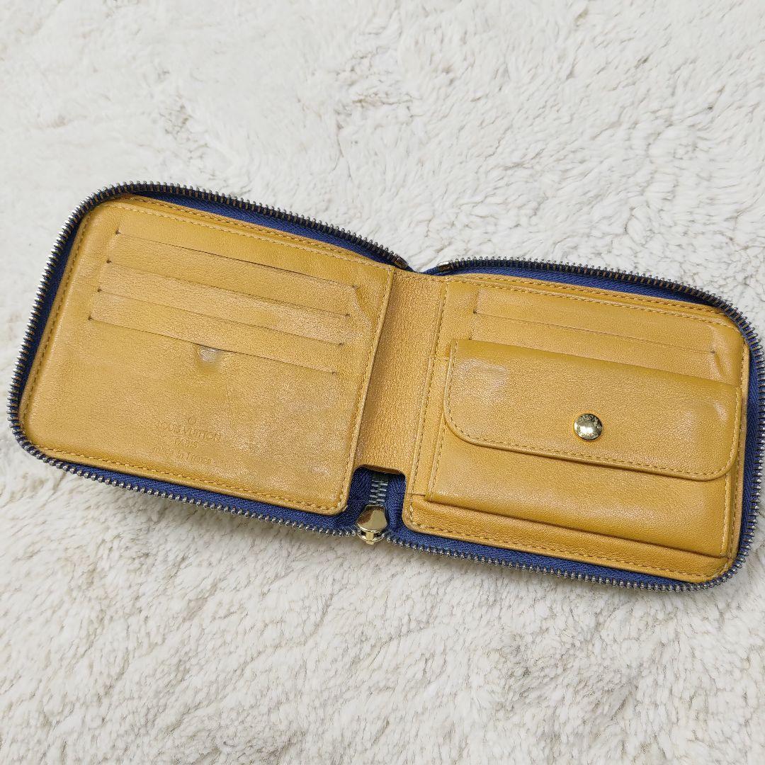 ルイヴィトン デニム インディゴ ミニ ジッピーウォレット