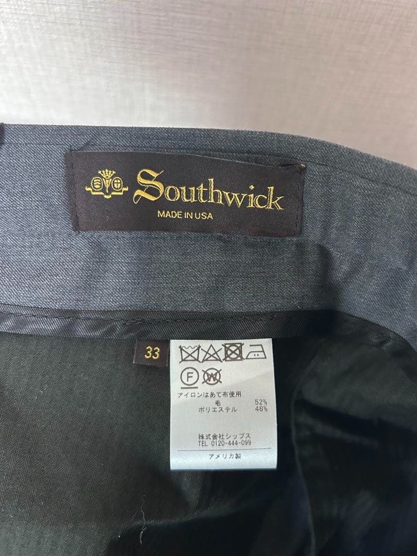 Southwick サウスウィック グレースラックス33インチ 美品