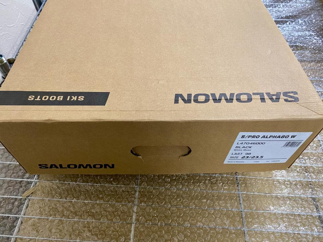 新品　SALOMON スキーブーツS/PRO ALPHA 80W　23.5/女性