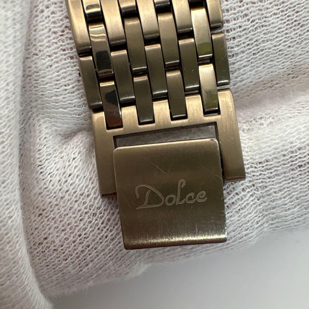 SEIKO Dolce ゴールド 長方形 時計　　不動