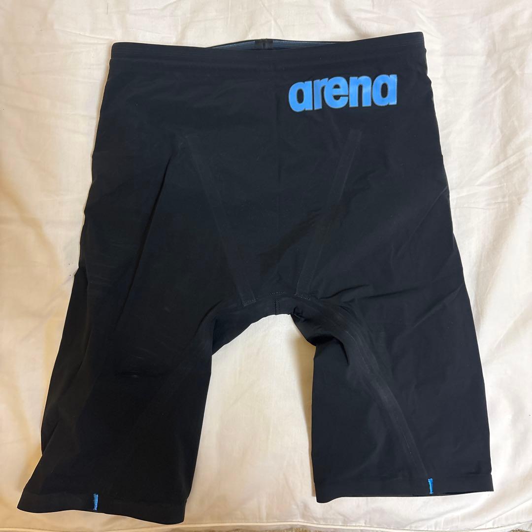 【1回のみ使用】arena 競泳水着 アクアフォースストーム 黒Mサイズ