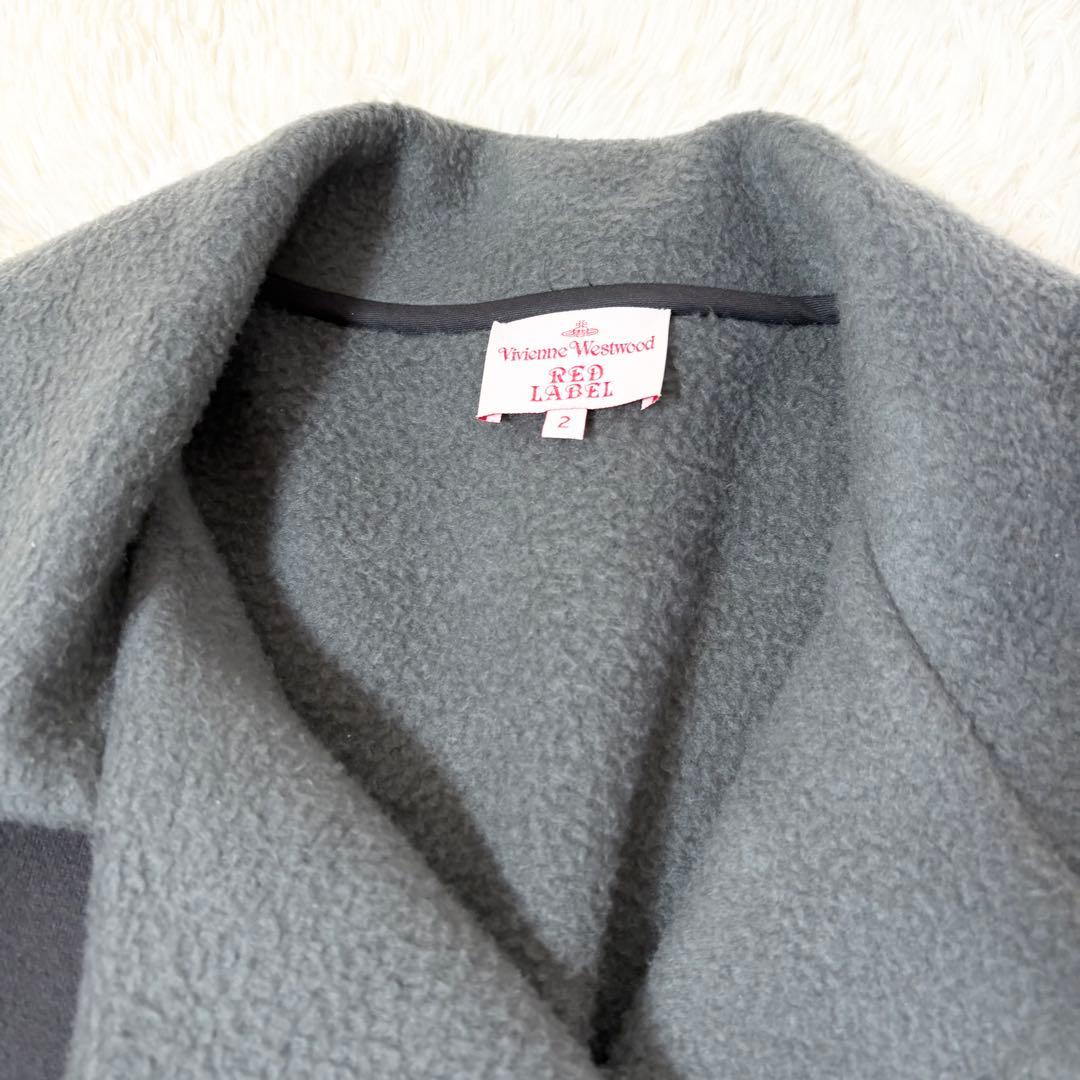 ヴィヴィアンウエストウッド レッドレーベル アシンメトリー ロングコート オーブ