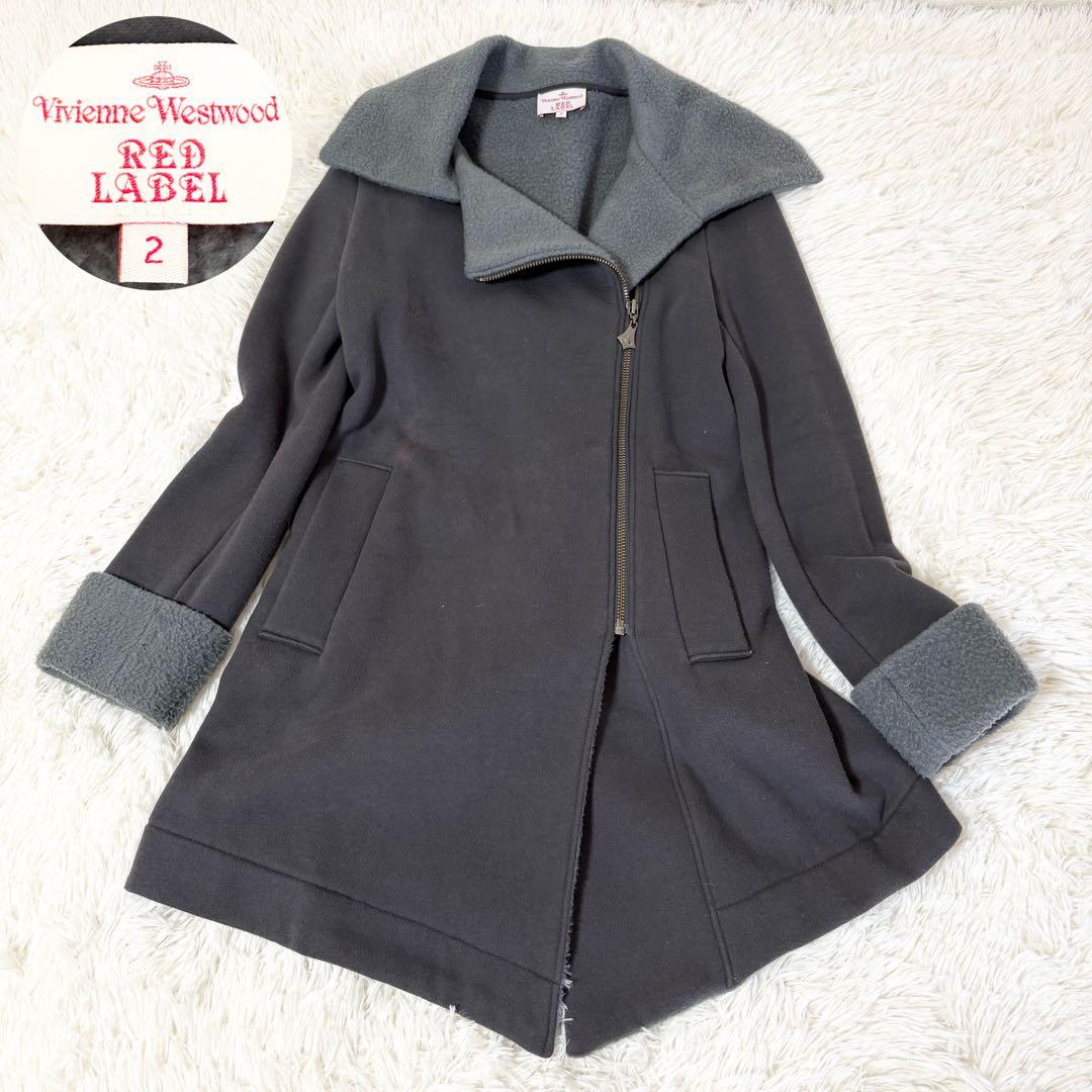ヴィヴィアンウエストウッド レッドレーベル アシンメトリー ロングコート オーブ