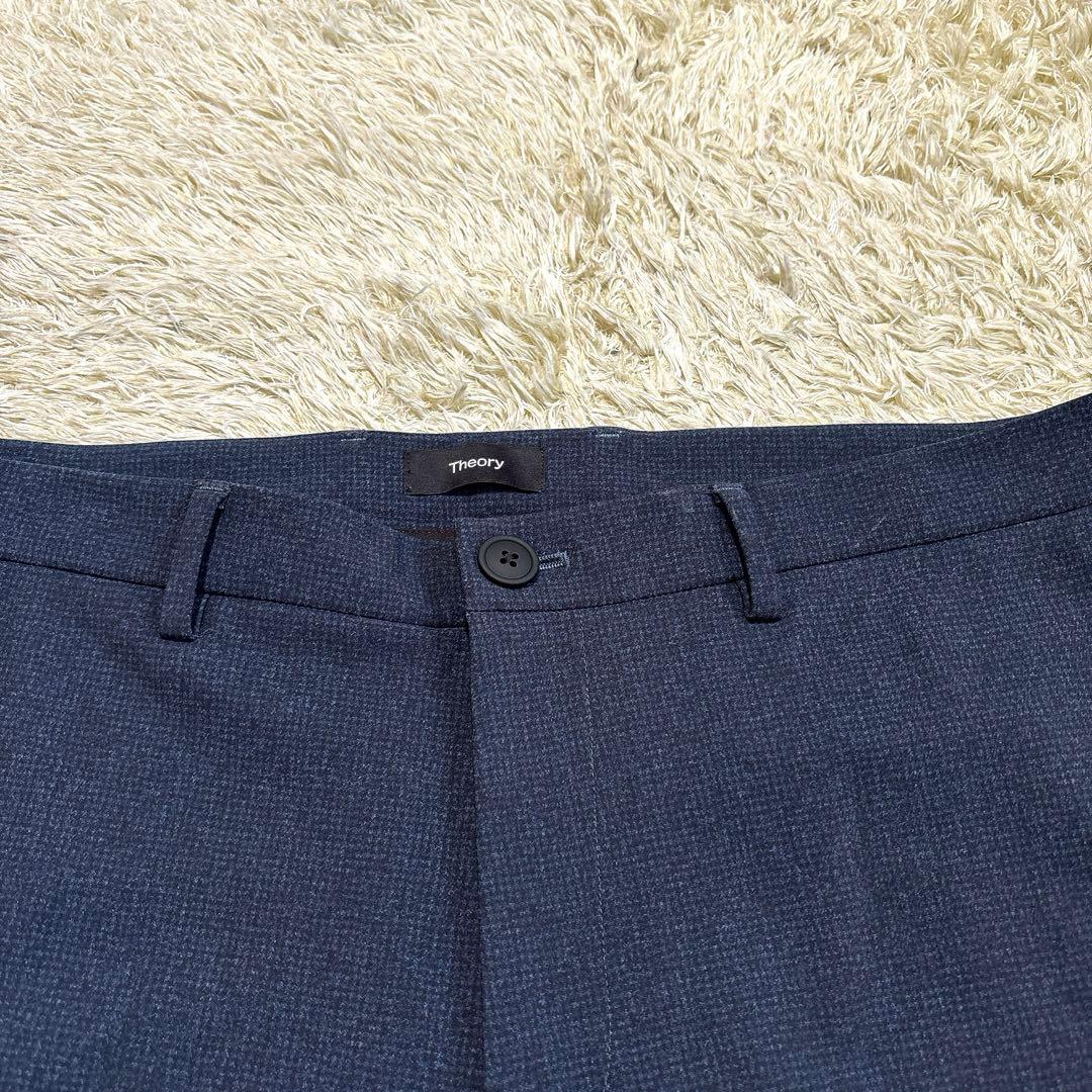 《極美品》 Theory セットアップ スーツ ネイビー ストレッチ XL