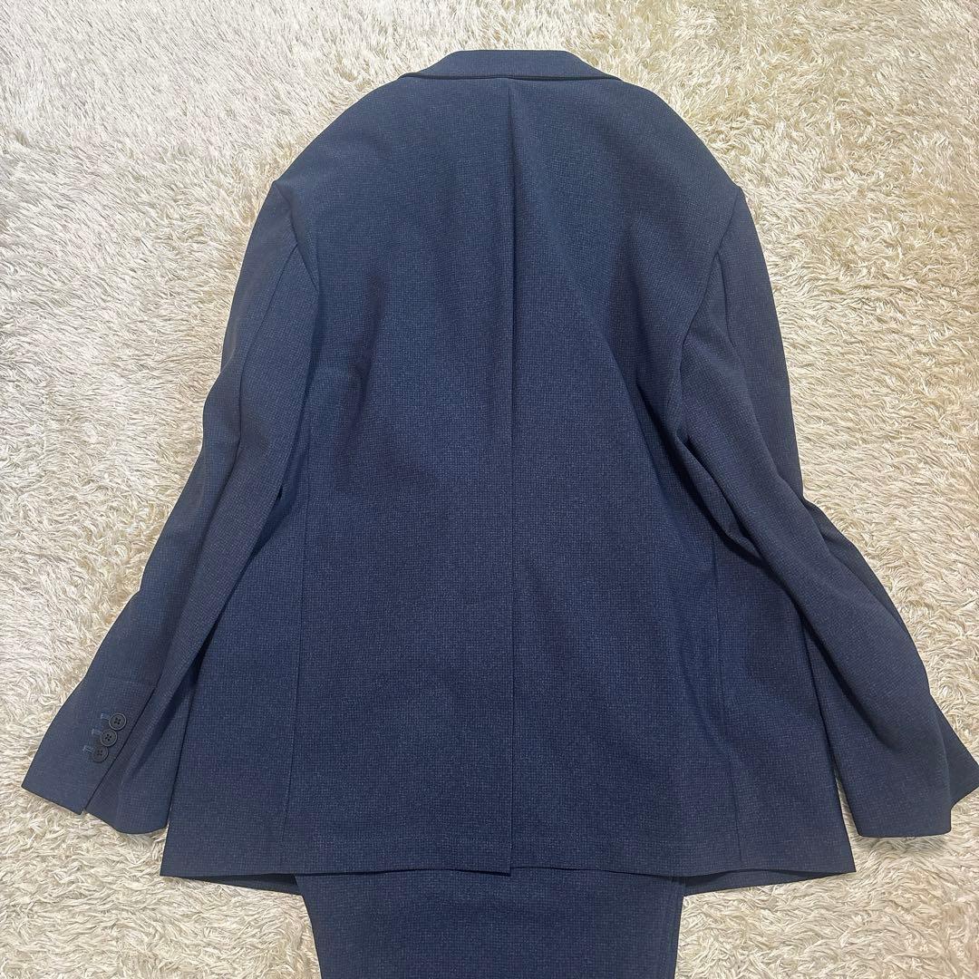 《極美品》 Theory セットアップ スーツ ネイビー ストレッチ XL