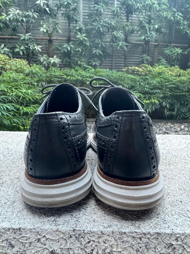 靴 Cole Haan LunarGrand Wing Tip Black US9