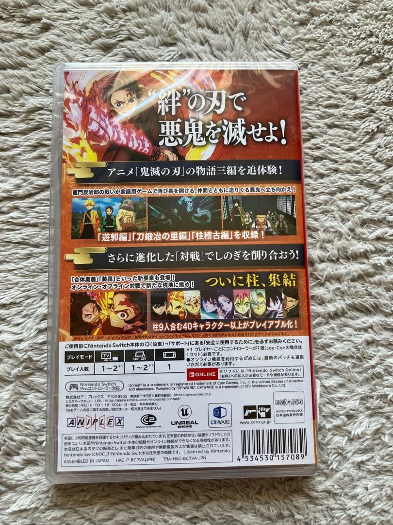 switch 鬼滅の刃　ヒノカミ血風譚2