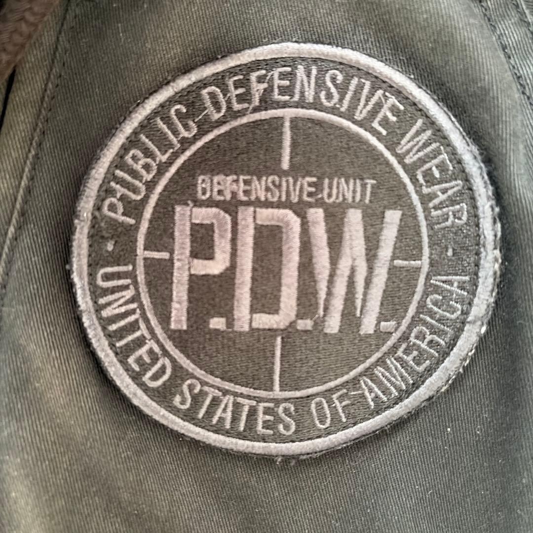 AVIREX/P.D.W/中綿/ミリタリー/ジャケット/N-3B/ブラック/M