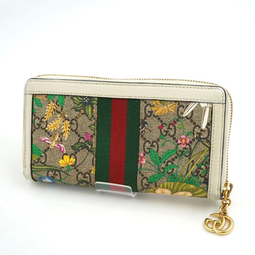 ✨未使用に近い✨　GUCCI 長財布　フローラル　シェリーライン　マーモント