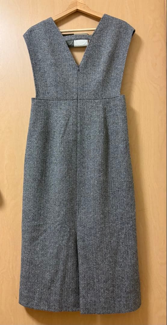 23区 シルクネップヘリンボーン オールインワン ワンピース