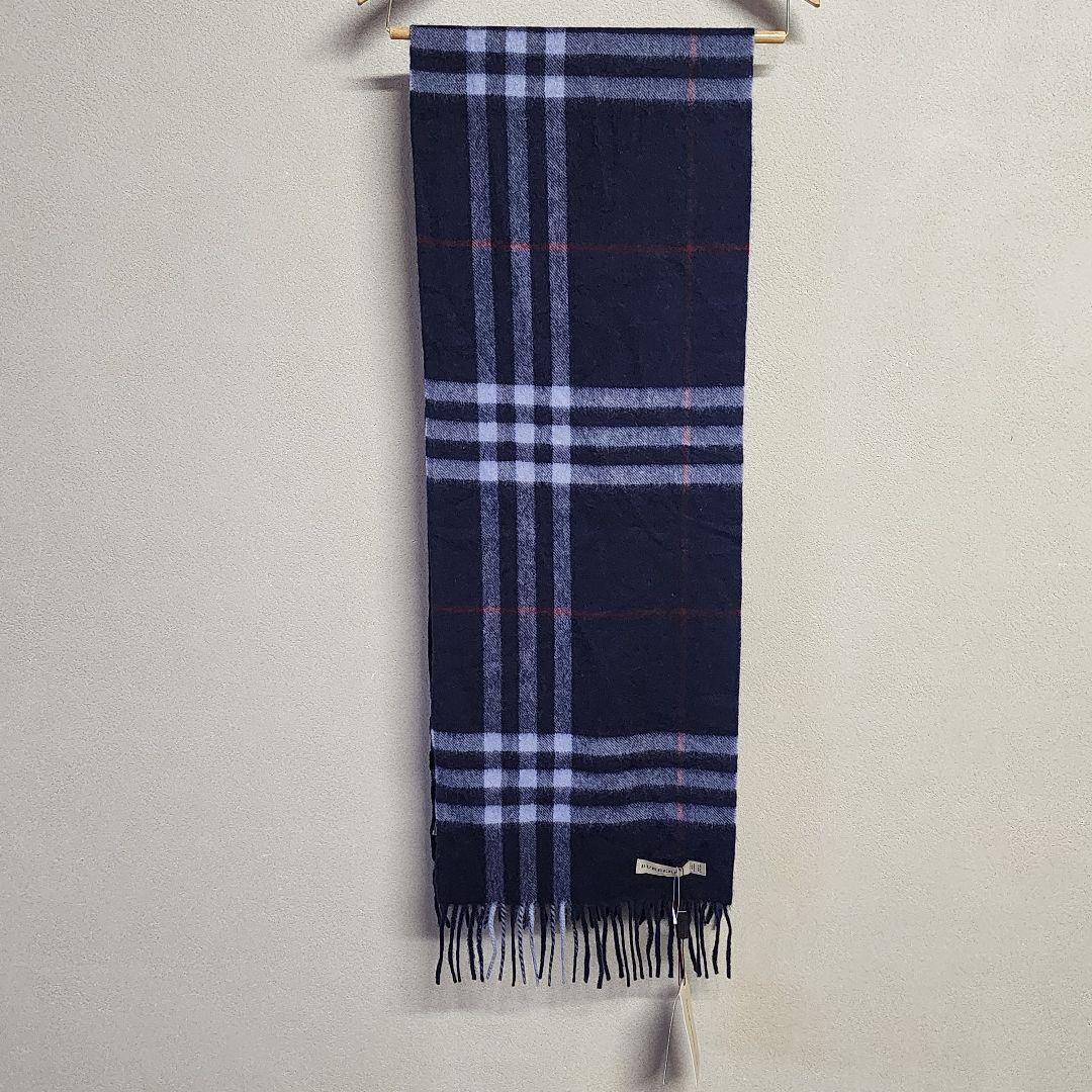BURBERRY バーバリー カシミヤ マフラー ノバチェック 未使用品
