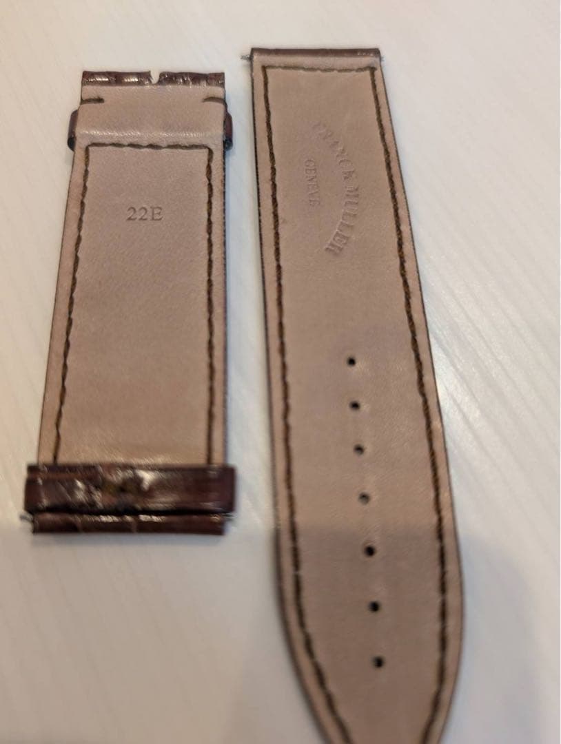 FRANCK MULLER クロコダイルレザーベルト本物