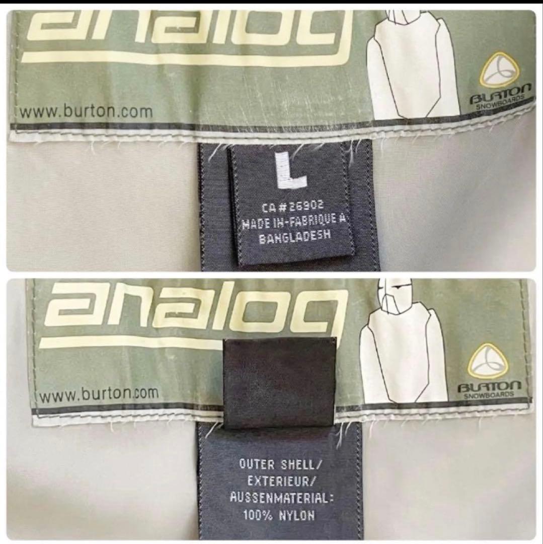 BURTON アナログ Lサイズ バートンスノーボードウェア