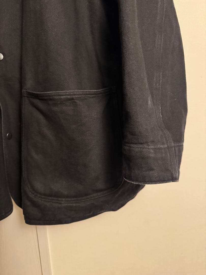 【サイズ2】COMOLI デニムレザーワークジャケット