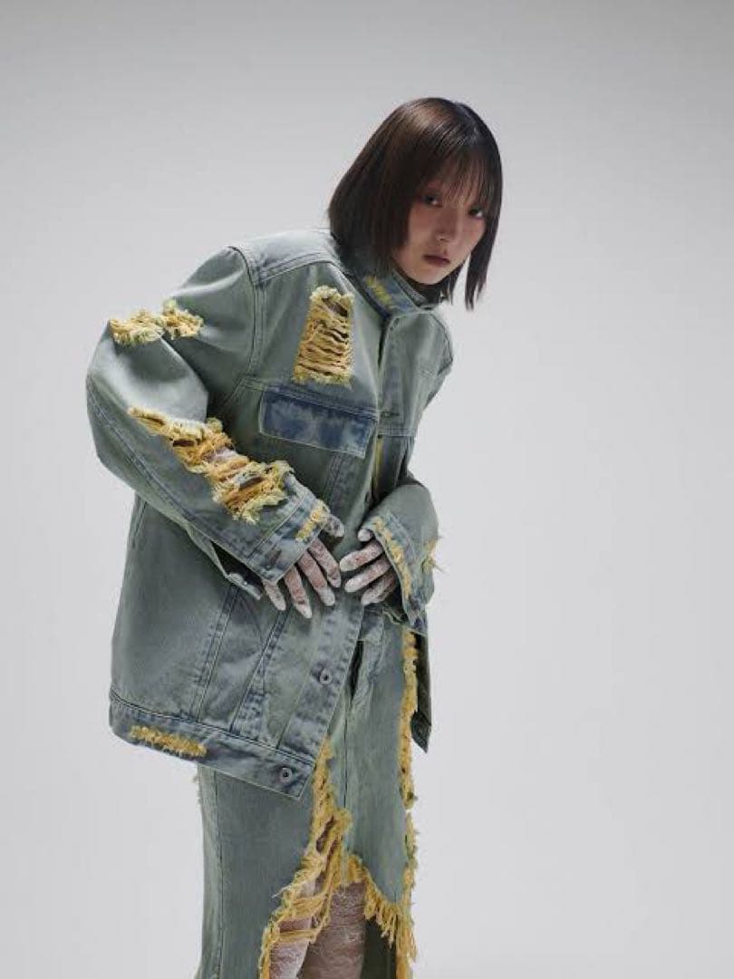 neith. ダメージデニムジャケット