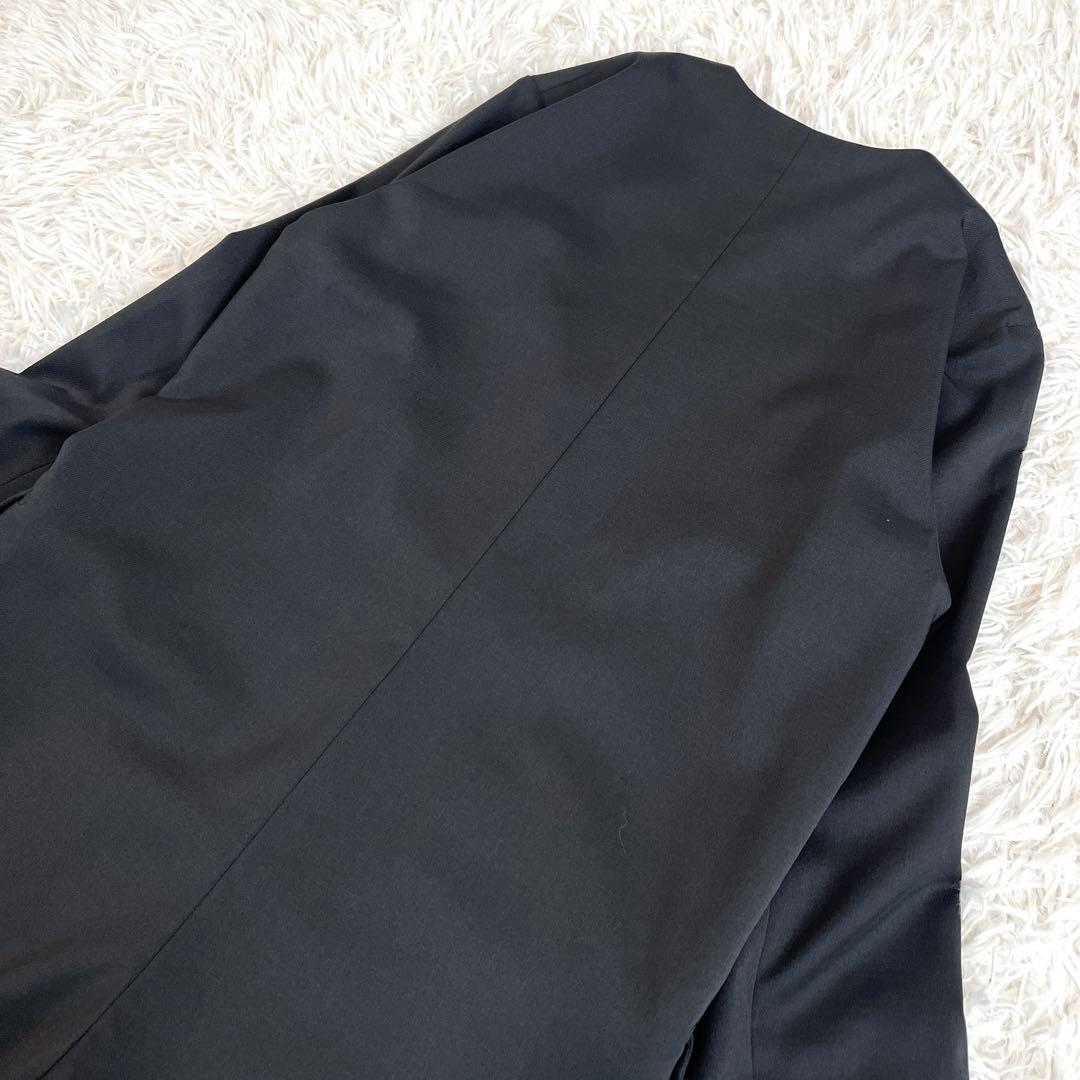 美品☆ ユナイテッドアローズ　ツイルVネックオールインワン　ブラック　Sサイズ