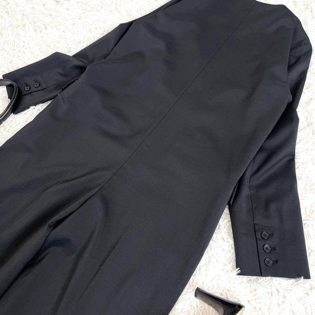 美品☆ ユナイテッドアローズ　ツイルVネックオールインワン　ブラック　Sサイズ