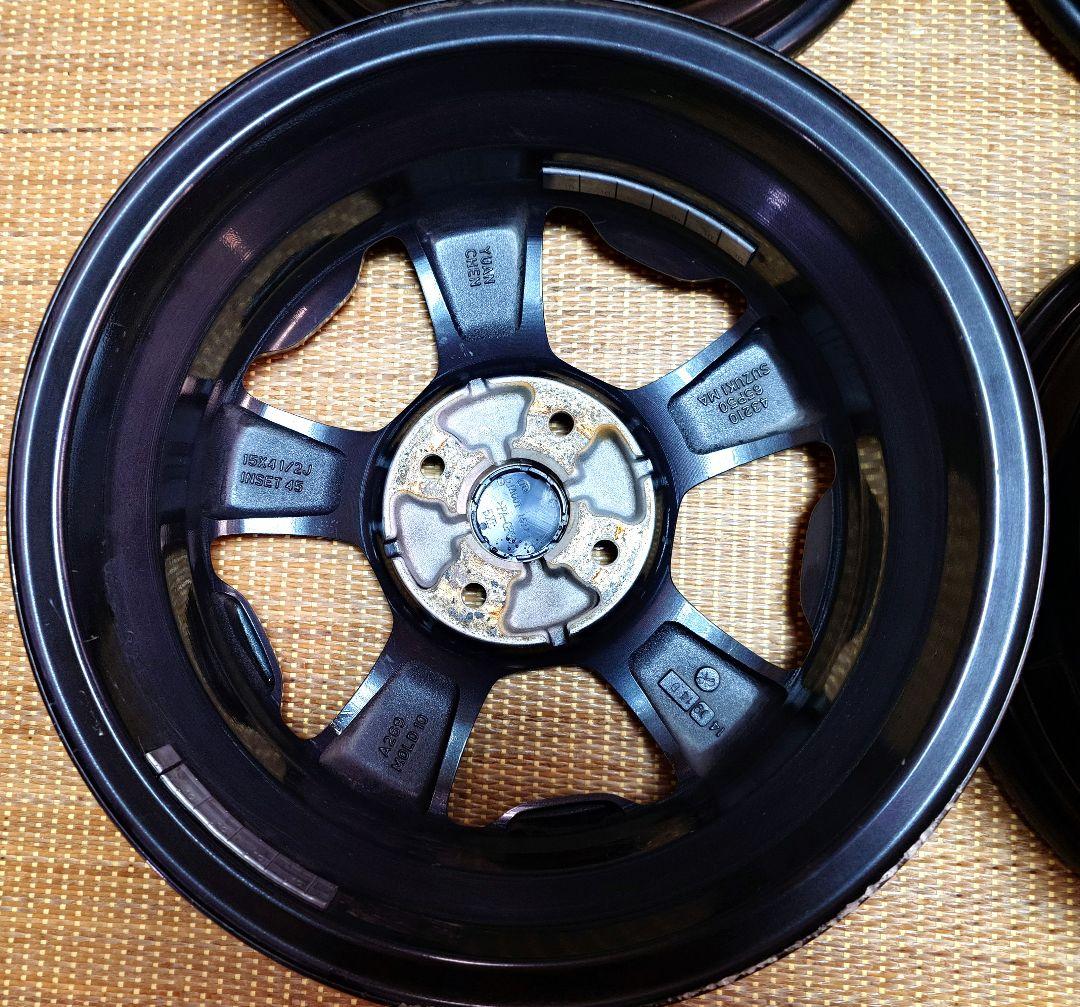 ②軽自動車用 ホイール 2本セット15インチ4.5j+４５①②　同時購入限定