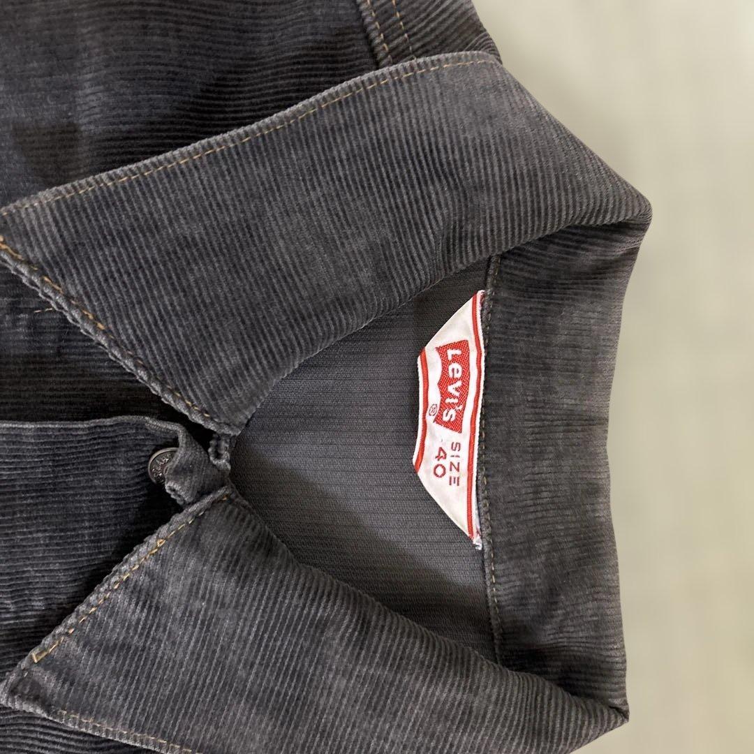 超レアLevi’s70’s 70505コーデュロイジャケットブラック　サイズ40