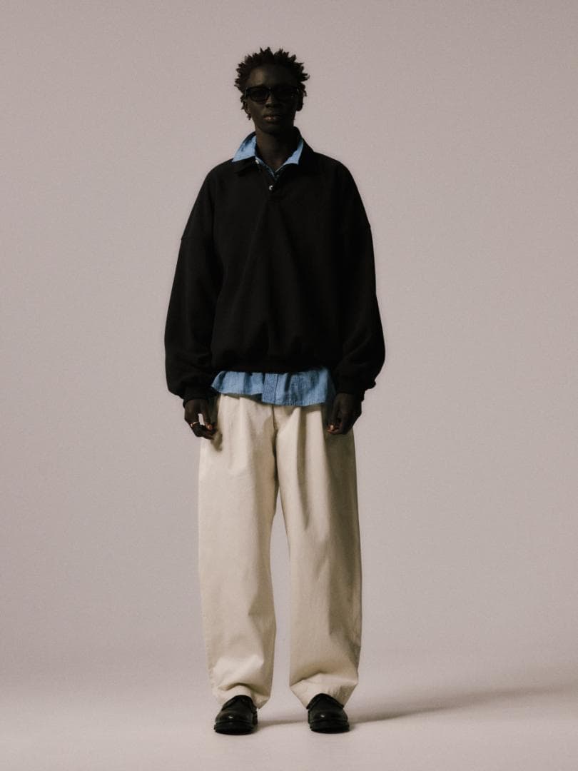 COOTIE 新作 フリース ポロシャツ Sサイズ