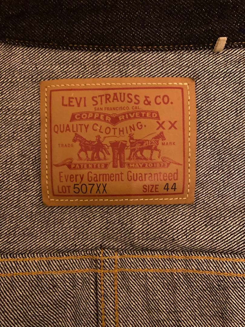 【超美品】LEVI'S LVC 507XX 2nd Tバック 44 日本製