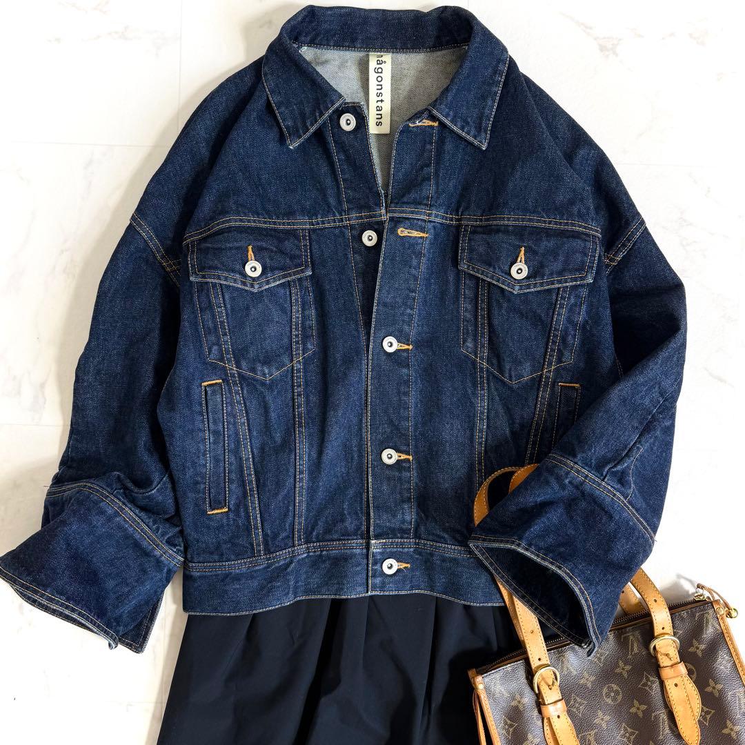 人気☆ナゴンスタンス オーバーサイズデニムジャケット 38 定価3.9万円