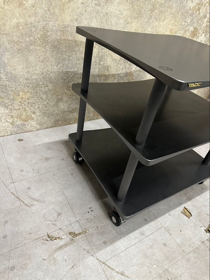 TAOC（タオック）オーディオラック 3段 キャスター付きAVラック 機器ラック