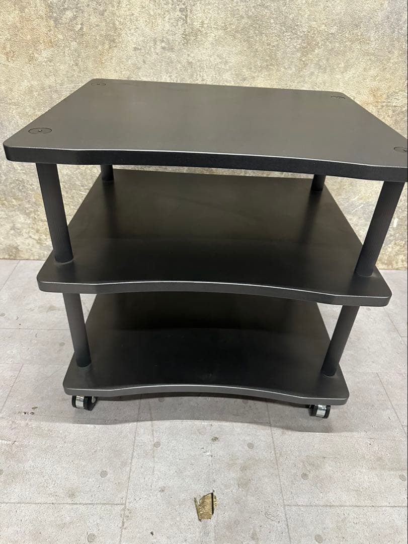 TAOC（タオック）オーディオラック 3段 キャスター付きAVラック 機器ラック