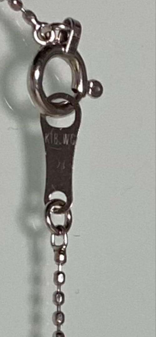 18kホワイトゴールドネックレス