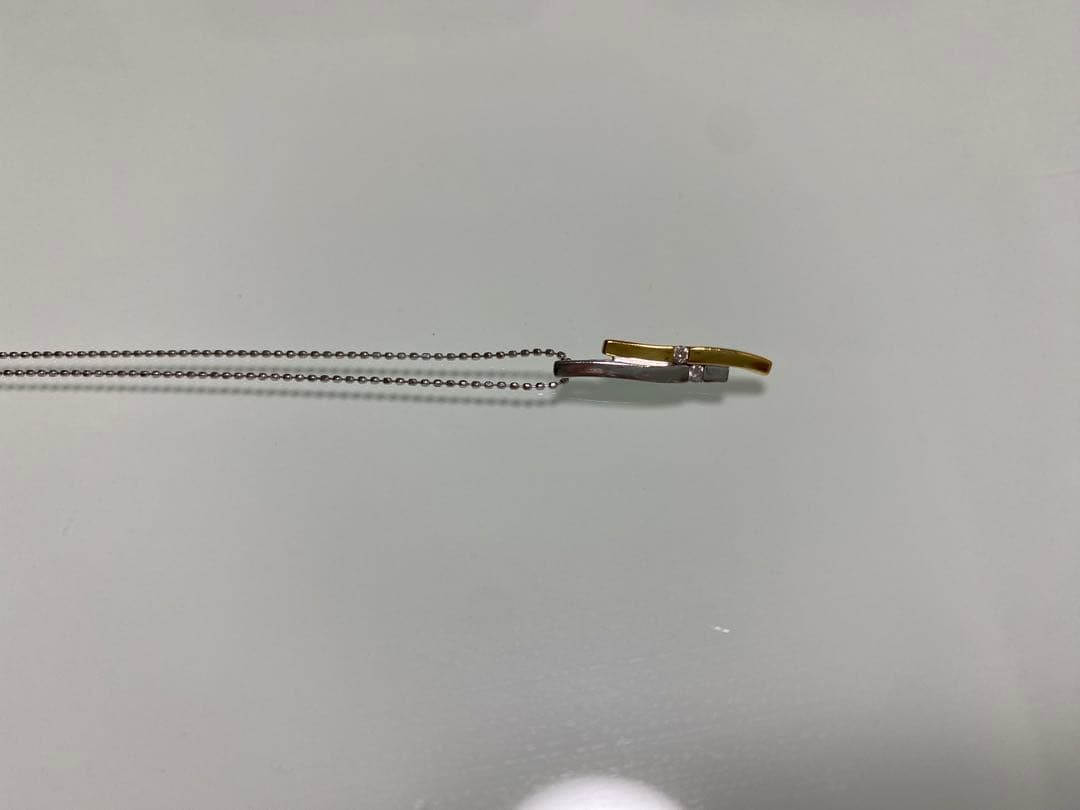 18kホワイトゴールドネックレス