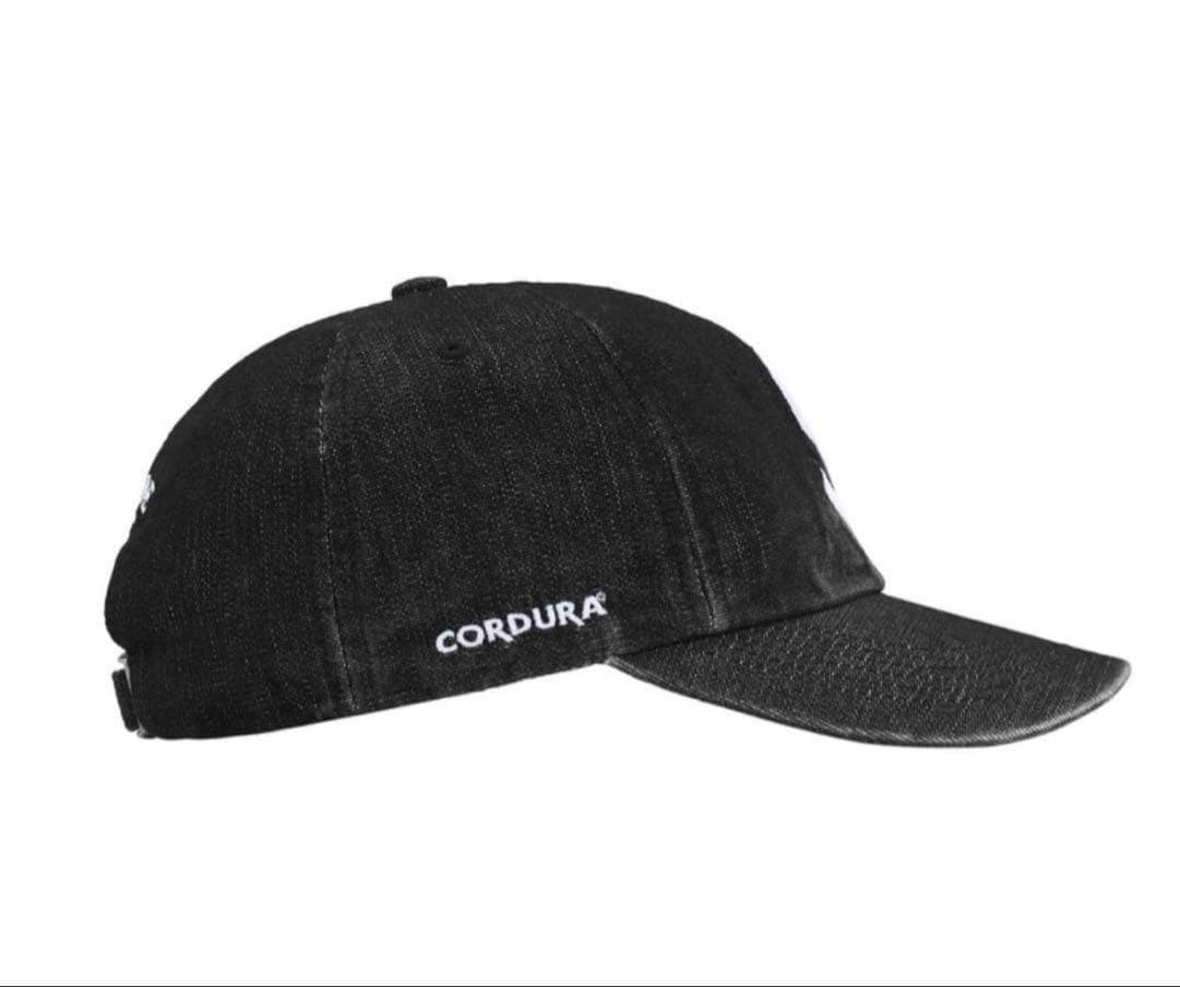 supreme Cordura Denim S Logo 6-Panel 黒