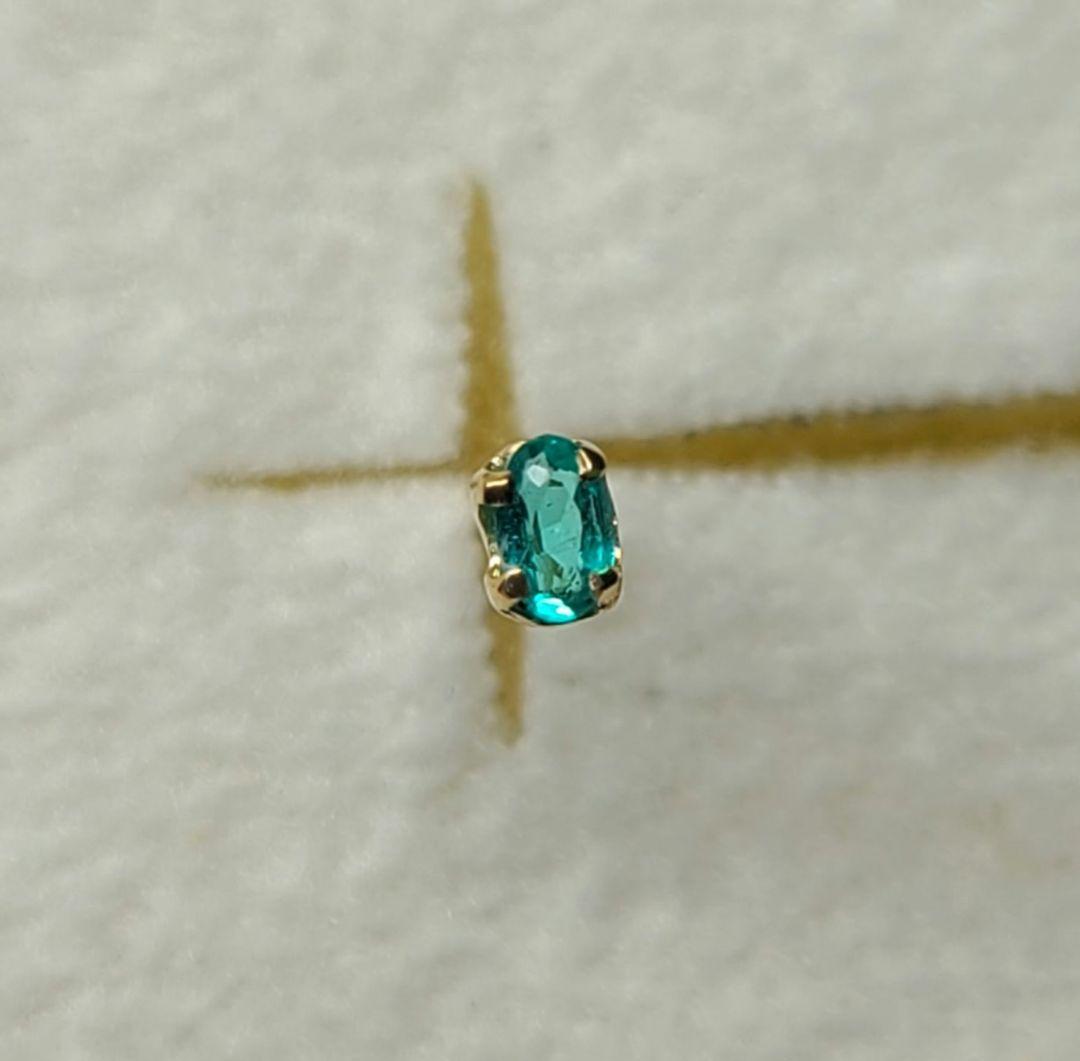 サナ★ブラジルバターリャパライバトルマリン★ピアスオーダー