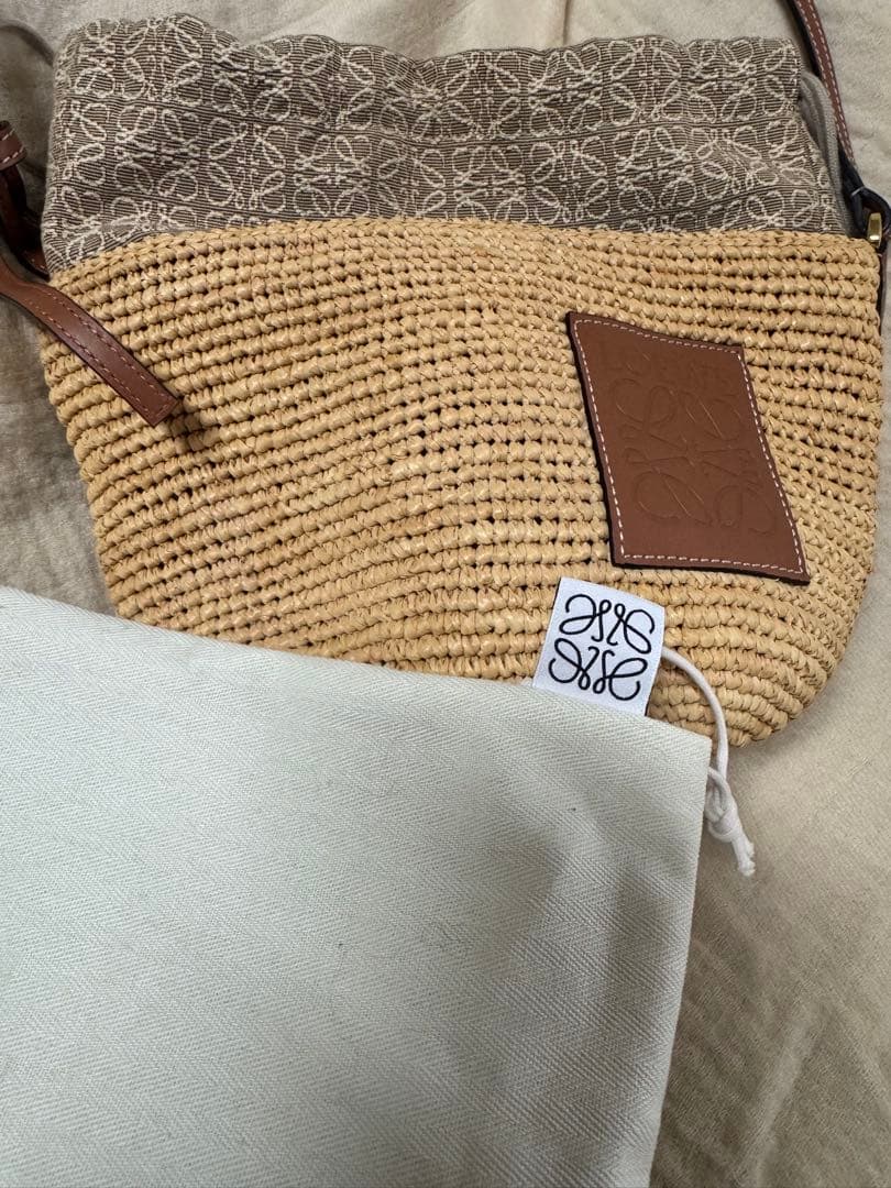 LOEWE アナグラム ポシェットバッグ ショルダーバッグ かご　ロエベ