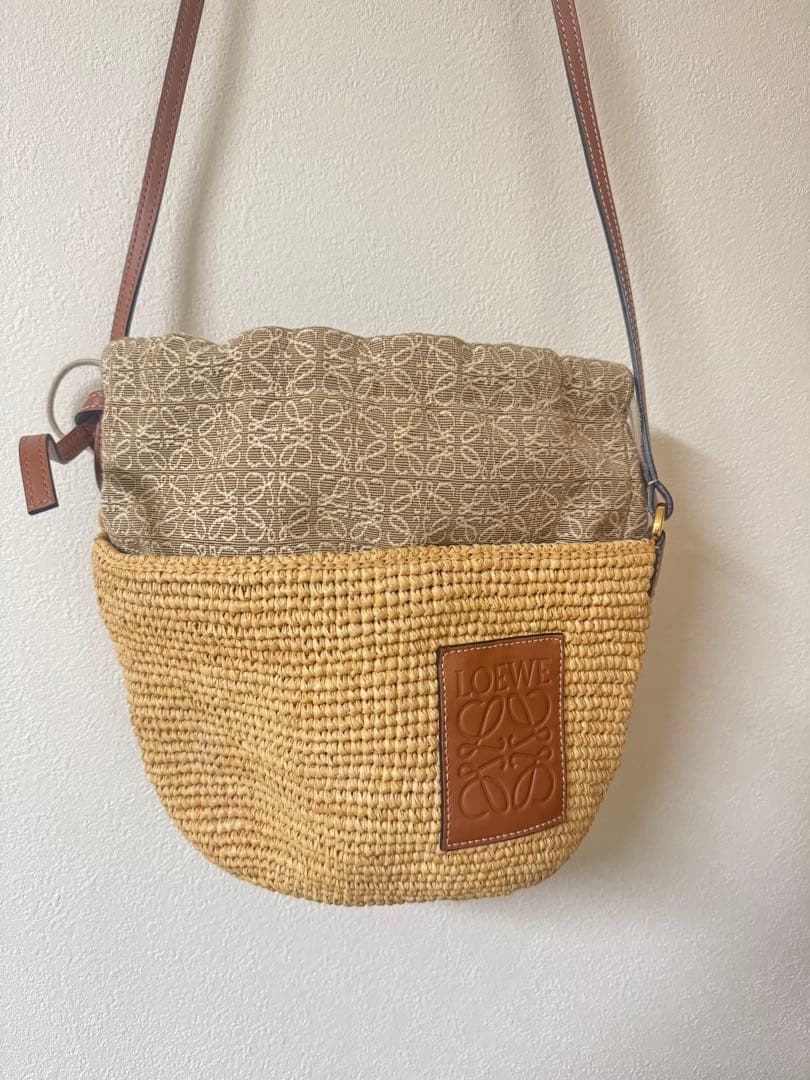 LOEWE アナグラム ポシェットバッグ ショルダーバッグ かご　ロエベ