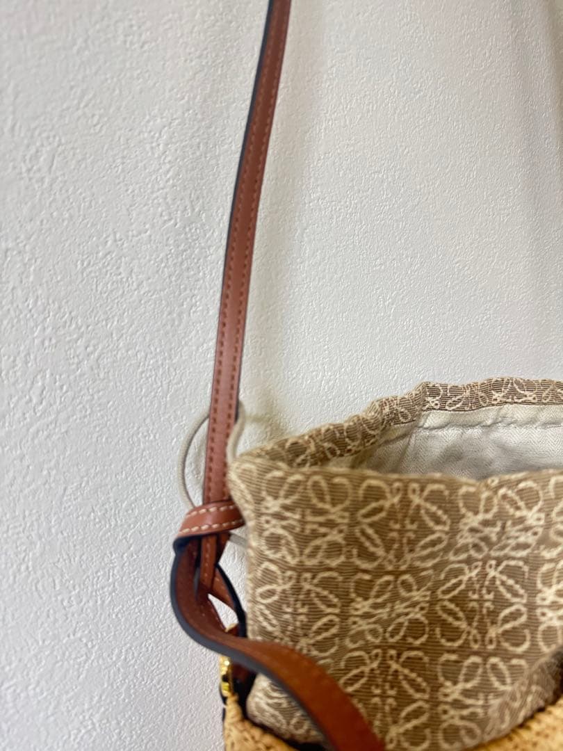 LOEWE アナグラム ポシェットバッグ ショルダーバッグ かご　ロエベ